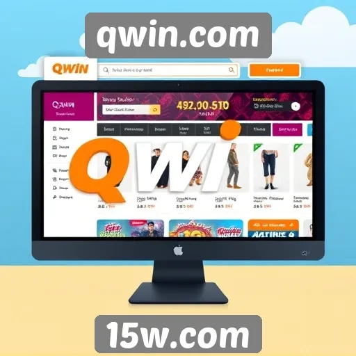 Interface do usuário do qwin.com é fácil de usar